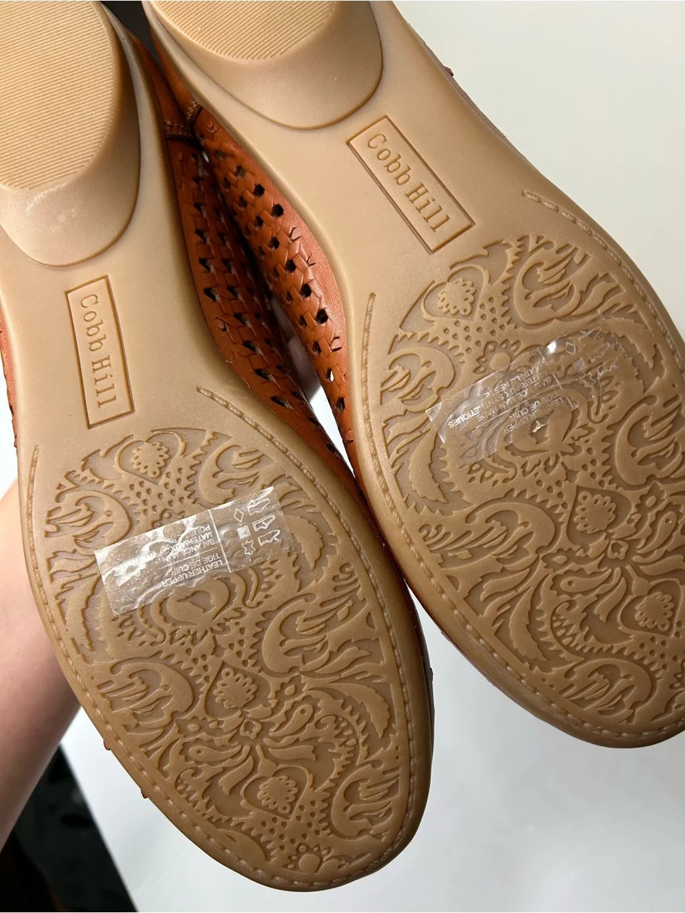 Cobb Hill by New Balance Maiika woven leather flats 7.5